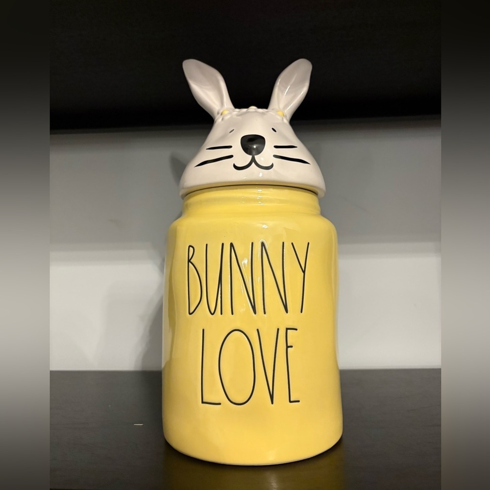 Rae Dunn Bunny Love Canister